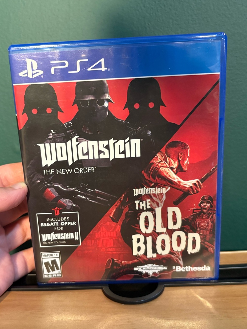 Wolfenstien: The Two Pack PS4 Disks